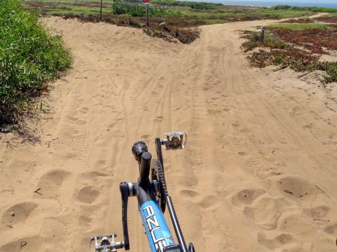 Cycling in the sand, Eurovelo 1 in Portugal