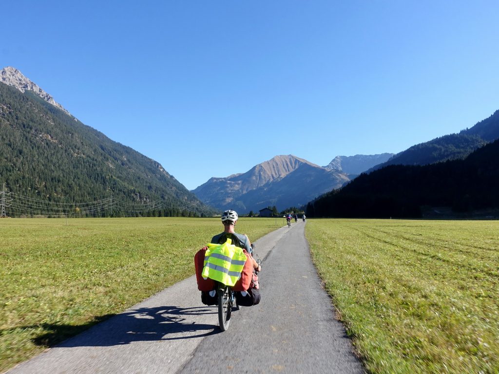Via Claudia Augusta cycle route in Austria